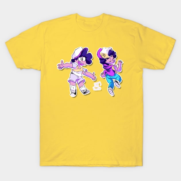 Jake & Mori (Way Past Cool Pallet) T-Shirt by Jakeneutron